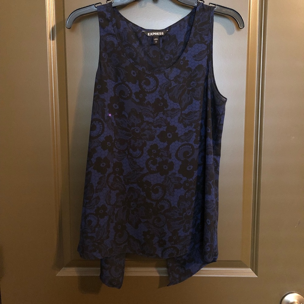 Floral Split Back Tank